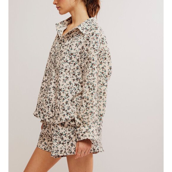 FREE PEOPLE Early Morning Sleep Set / Ivory Combo - Picture 2 of 11